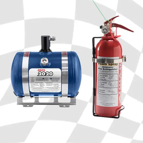Lifeline FIA Mechanical and Electric operation Rally Package Extinguisher Kits