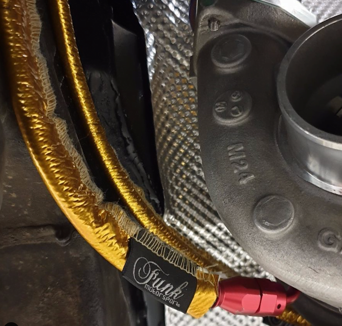 Gold Heat Sleeving (sewn)