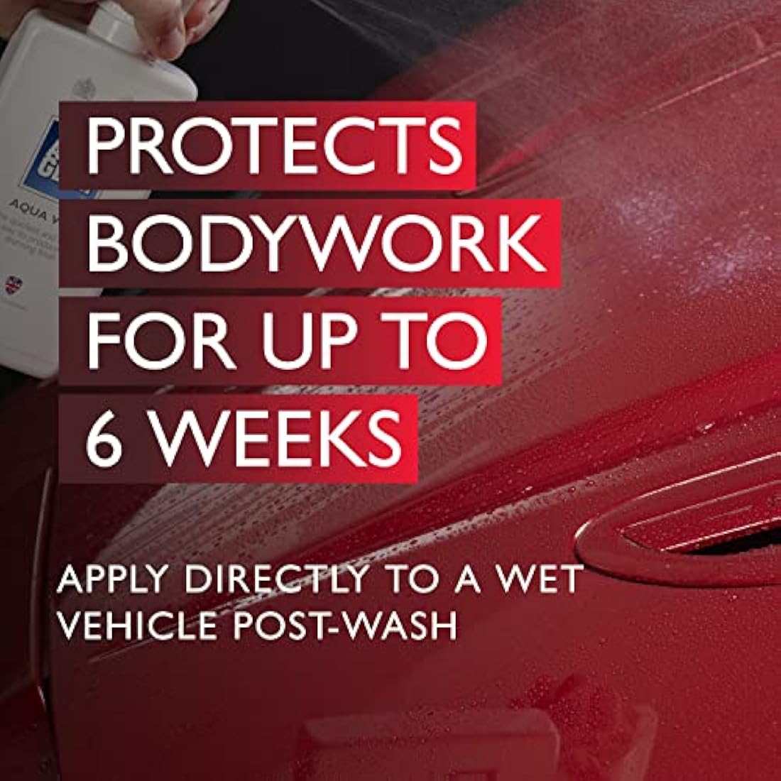 Autoglym Rapid Aqua Wax 500ml – Complete Car Wax for Paint, Rubber & Glass - Race Rally Supplies