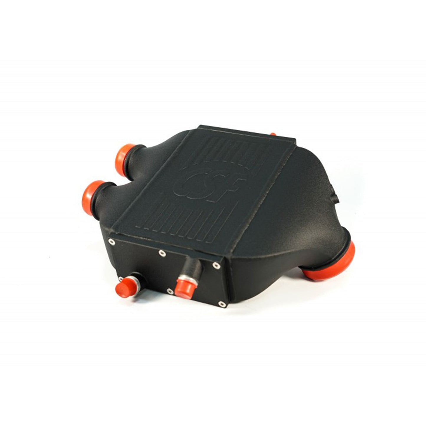 CSF BMW M3/M4/M2 Competition Race Top Mount Charge Cooler In Crinkle Black Finish (F80/F82/F83/F87) - Race Rally Supplies