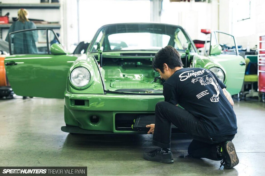 CSF Universal Dual - Pass Oil Cooler / IROC Porsche / M22x1.5 / 24L x 5.75H x 2.16W - Race Rally Supplies