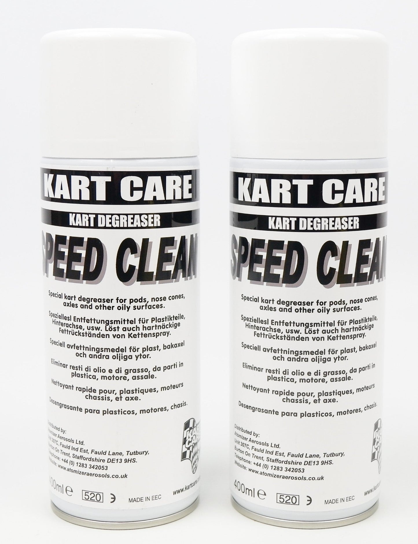 Kart Care SPEED CLEAN Degreaser Cleaning Spray 400ml - Race Rally Supplies