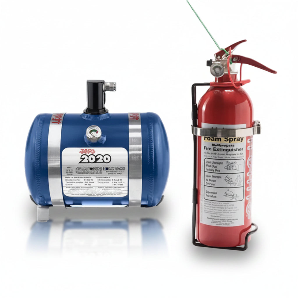 Lifeline FIA Mechanical and Electric operation Rally Package Extinguisher Kits - Race Rally Supplies