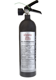 Lifeline Zero 360 Gas Handheld Extinguishers - Race Rally Supplies