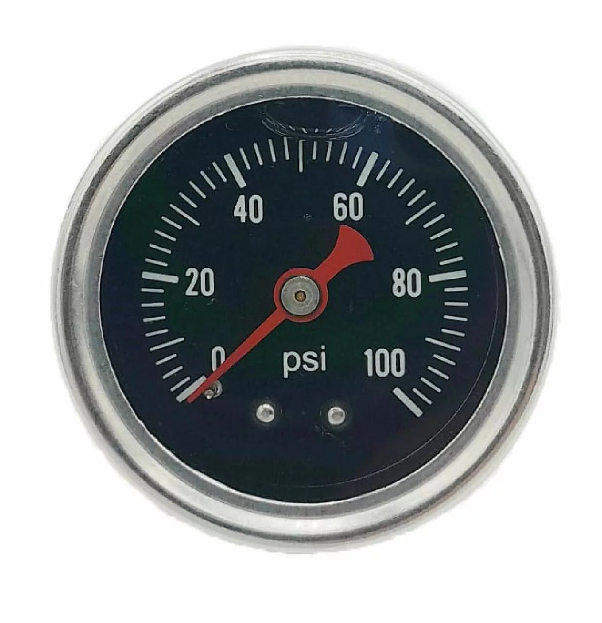 OBP 52mm Liquid-Filled Fuel Pressure Gauge – 100 PSI - Race Rally Supplies