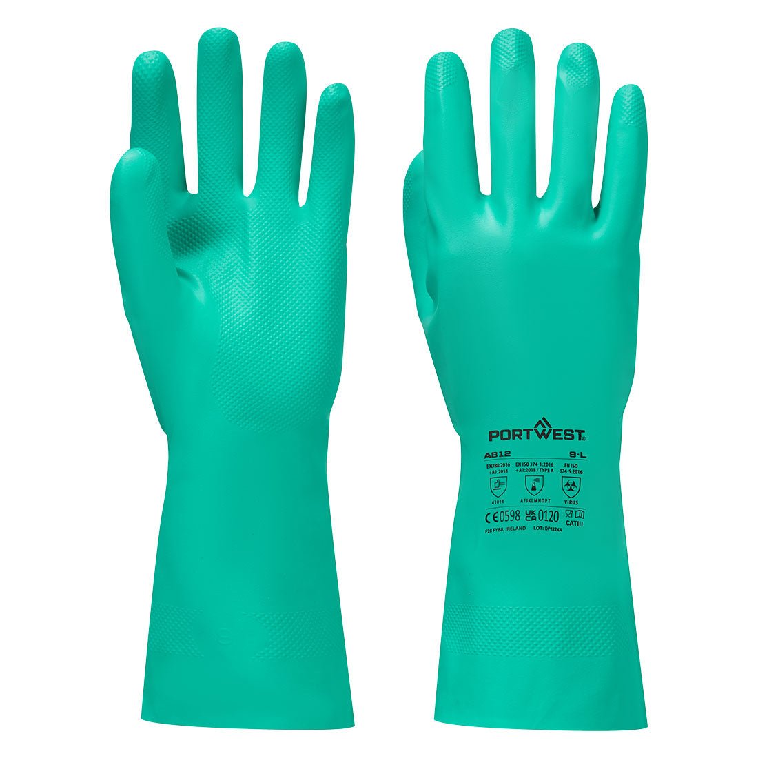 Portwest Chem 330 Nitrile Plus Gauntlet - Race Rally Supplies