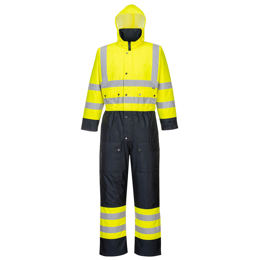 Portwest Hi - Vis Contrast Winter Coverall - Race Rally Supplies