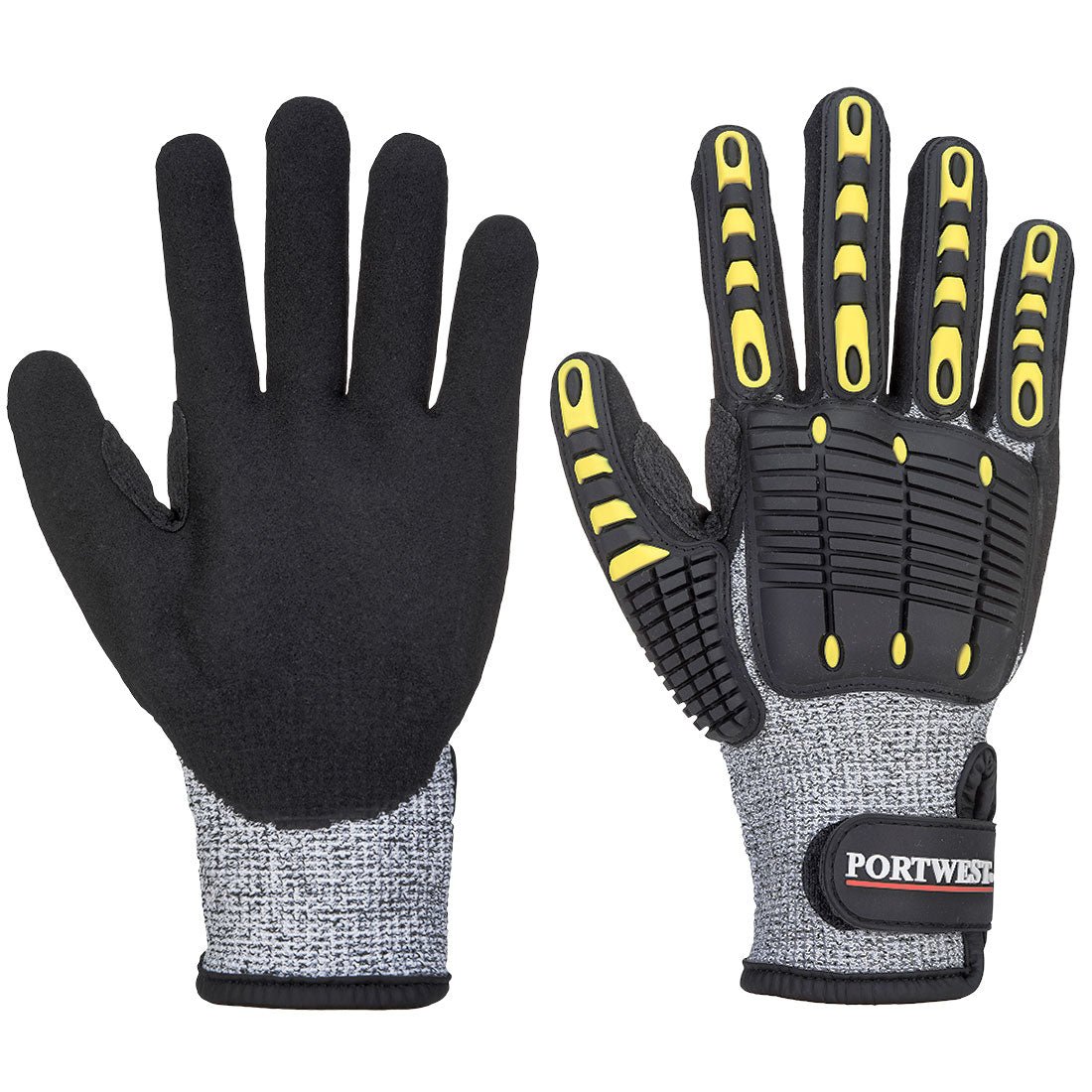Portwest Impact C13 Nitrile Sandy Reinforced Palm Glove - Race Rally Supplies