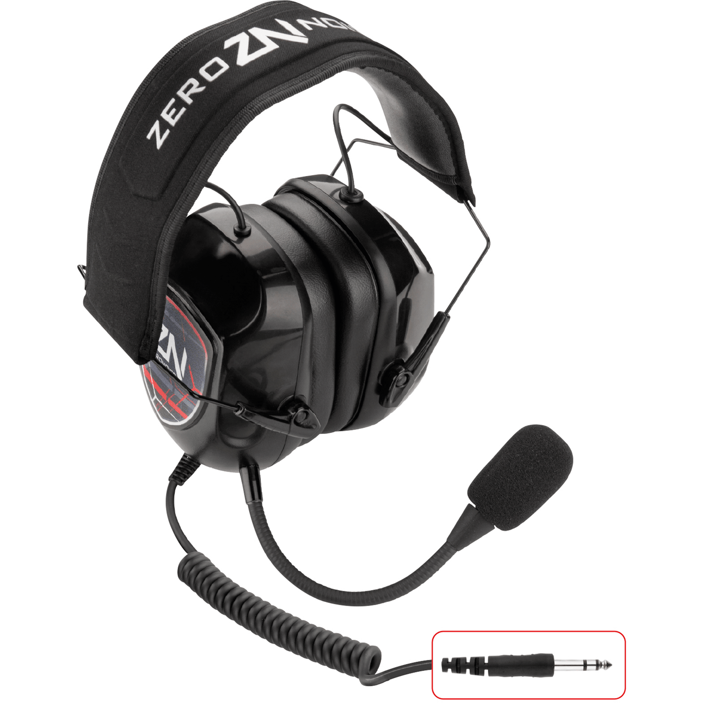 ZeroNoise Headset Valiant - Male Jack Stereo 6.35mm - Race Rally Supplies