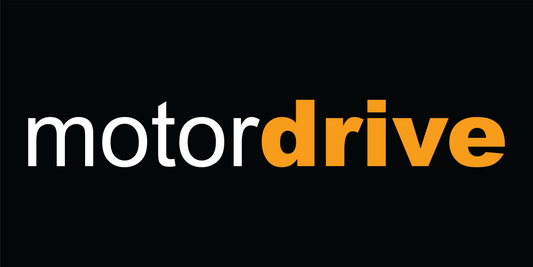 Official Motordrive Seats UK dealer logo, specialist in FIA 8855-1999 approved motorsport racing seats.