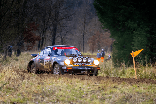 New Wesem historic range 190mm spot lamps for classic rally cars, providing high-performance vintage auxiliary lighting.