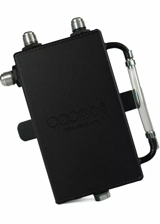 1 Litre Bulkhead Mount With JIC Fittings Oil Catch Tank - Race Rally Supplies