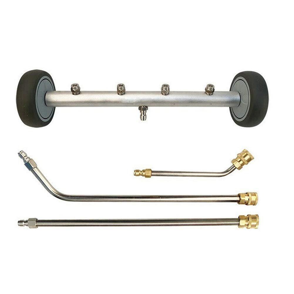 16" Pressure Washer Undercarriage Cleaner, Stainless Steel Water Broom - Race Rally Supplies