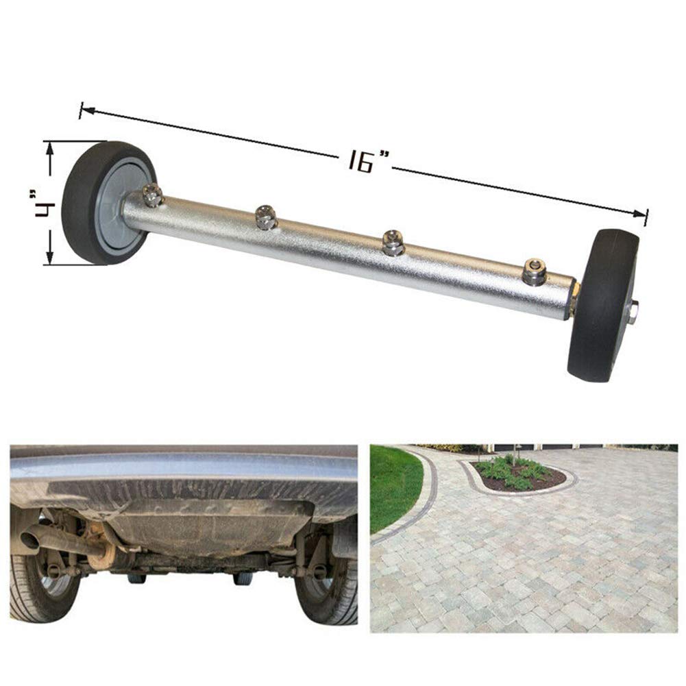 16" Pressure Washer Undercarriage Cleaner, Stainless Steel Water Broom - Race Rally Supplies