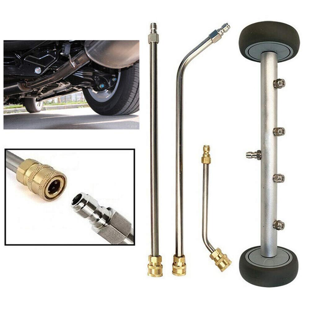 16" Pressure Washer Undercarriage Cleaner, Stainless Steel Water Broom - Race Rally Supplies