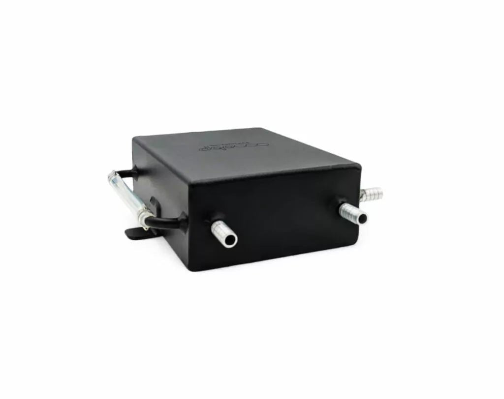 2 Litre Bulkhead Mount Oil Catch Tank (Square) - Race Rally Supplies