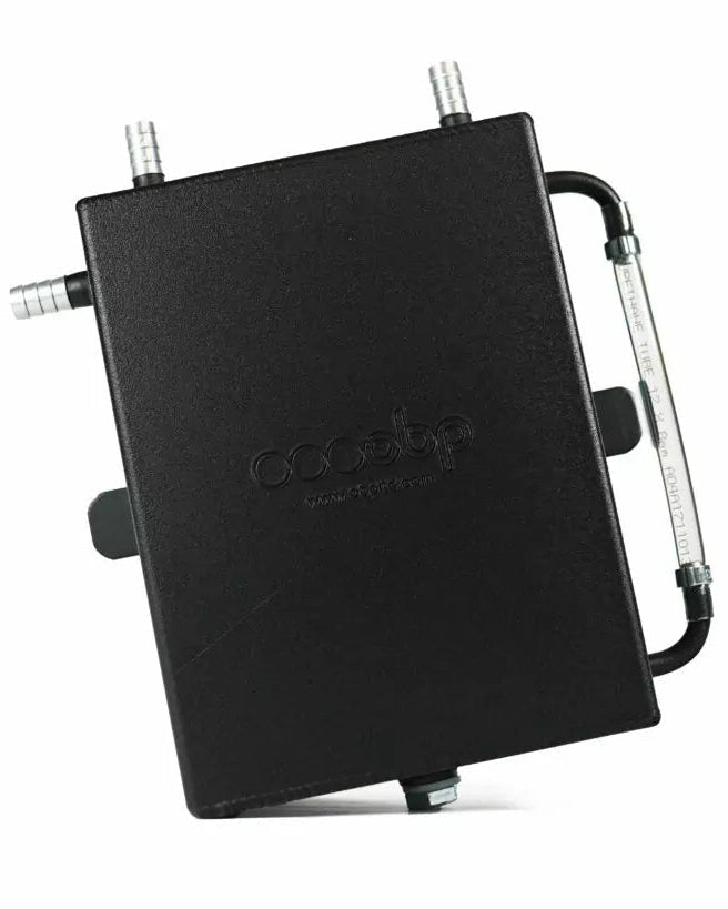 2 Litre Bulkhead Mount Oil Catch Tank (Square) - Race Rally Supplies
