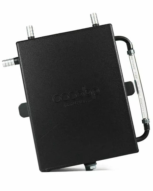 2 Litre Bulkhead Mount Oil Catch Tank (Square) - Race Rally Supplies