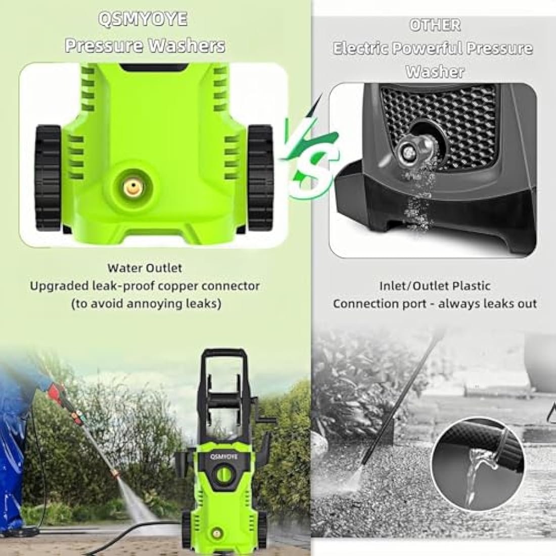 2200 W High - Pressure Motorsport & Car Washer – 150 Bar, 540 L/h, 10 m Hose & Adjustable Nozzle - Race Rally Supplies