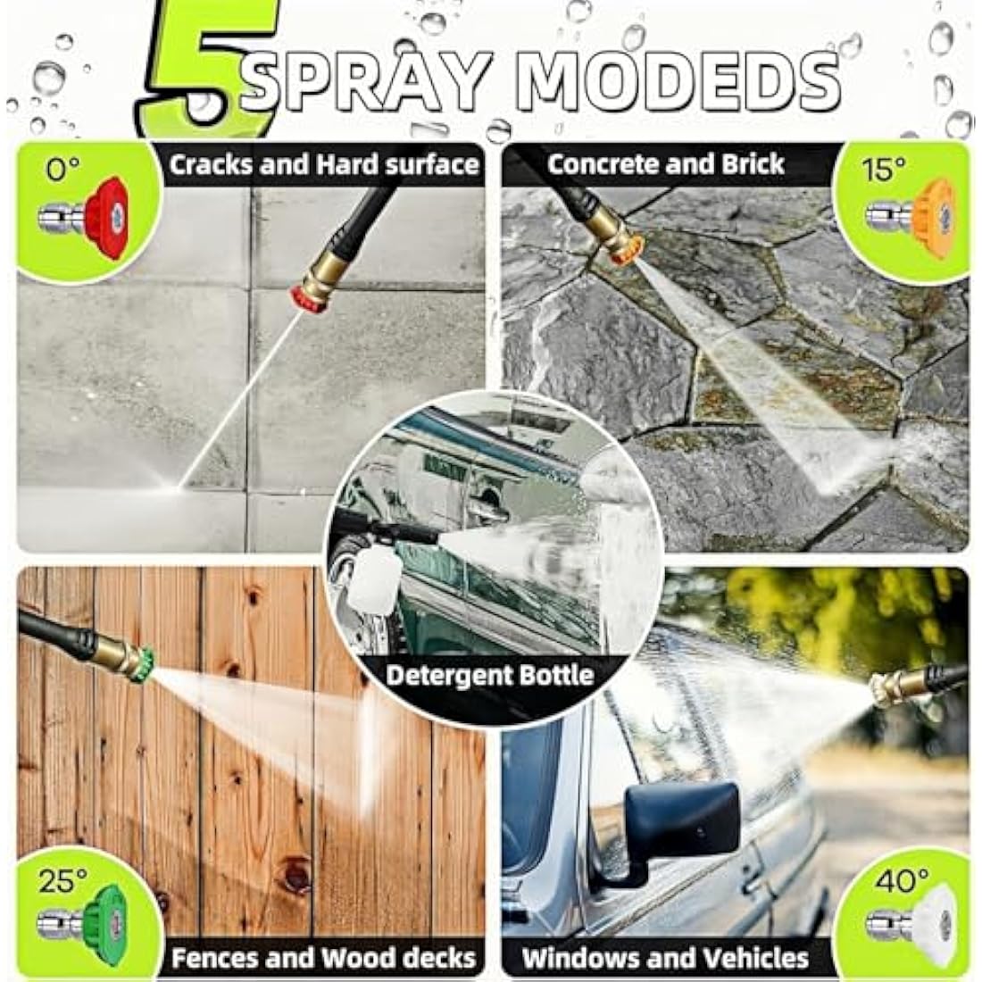 2200 W High - Pressure Motorsport & Car Washer – 150 Bar, 540 L/h, 10 m Hose & Adjustable Nozzle - Race Rally Supplies