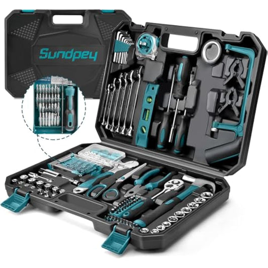 257 - Piece Car & Garage Tool Kit – Complete Automotive Set with Storage Case - Race Rally Supplies
