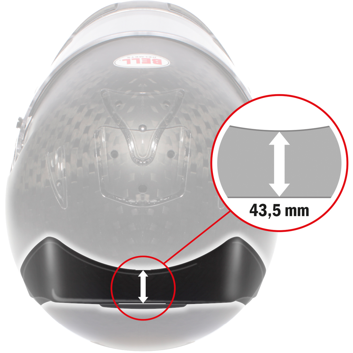 Bell Rear Spoiler (D&E) V15 F1 – Clear