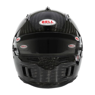 Bell XR7 Ultra Carbon HANS FIA 8859-2024 SA2025 motorsport helmet front straight on view