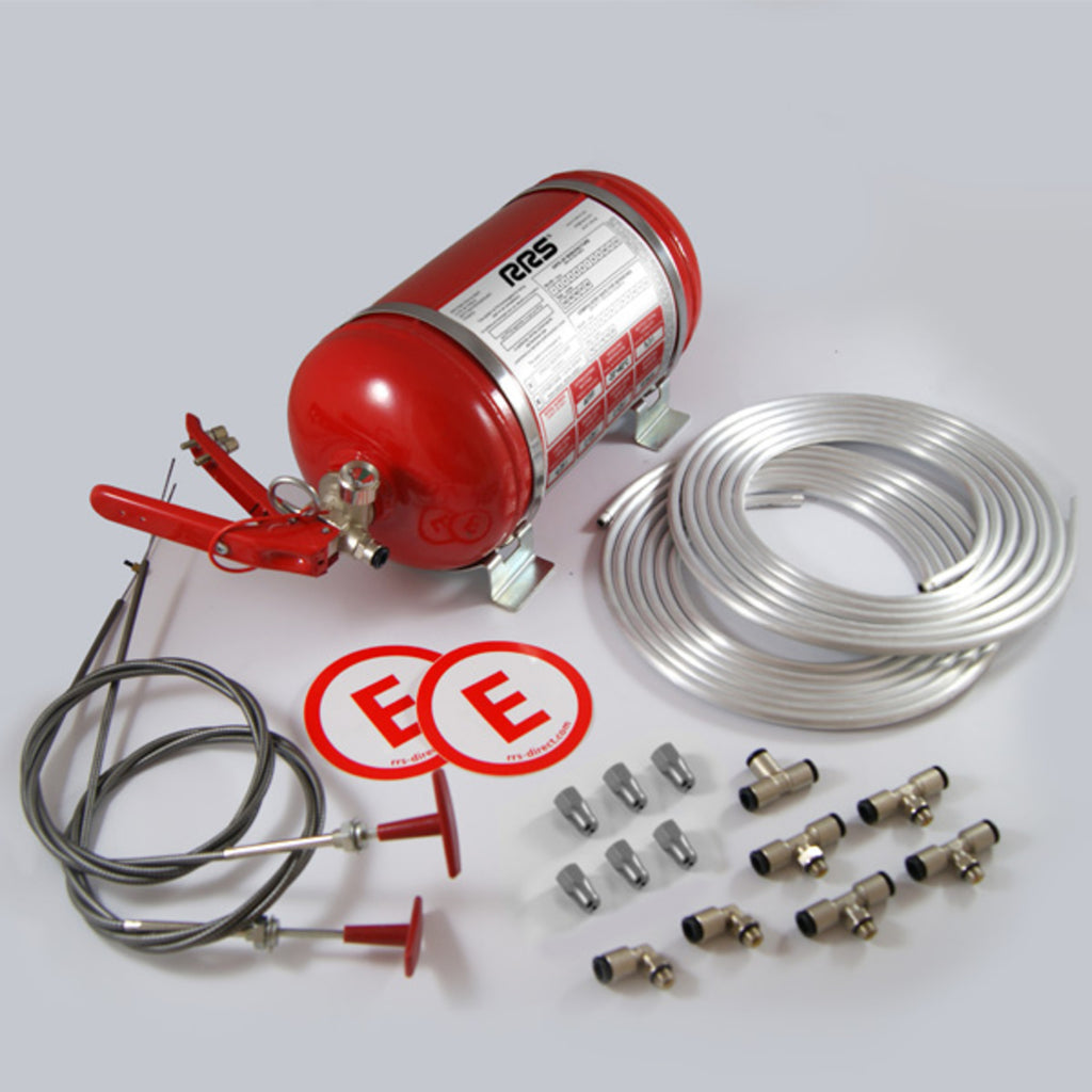 RRS ECOFIREX FIA Mechanical Fire Extinguisher 4.25L Plumbed in