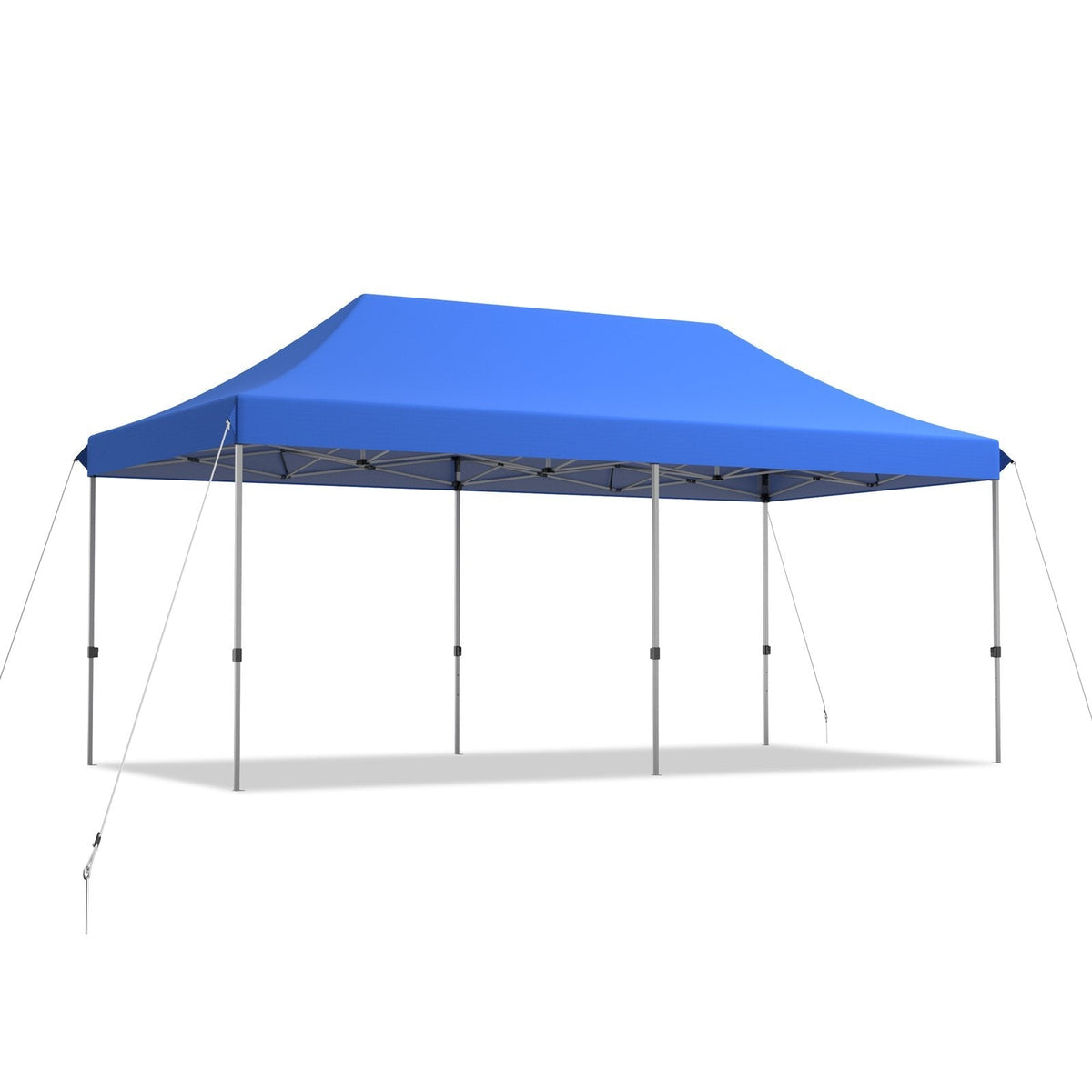 6 × 3 m Pop-Up Gazebo – 3 Adjustable Heights with Wheeled Storage Bag - Race Rally Supplies
