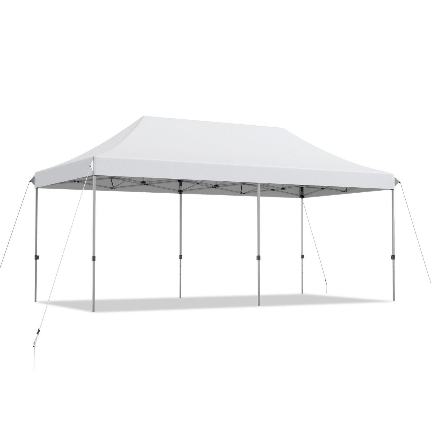 6 × 3 m Pop-Up Gazebo – 3 Adjustable Heights with Wheeled Storage Bag - Race Rally Supplies