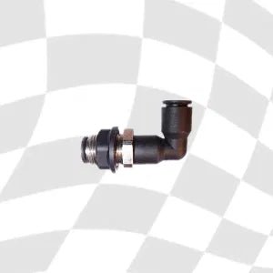 6mm 90 Degree Bulkhead Connector - Race Rally Supplies