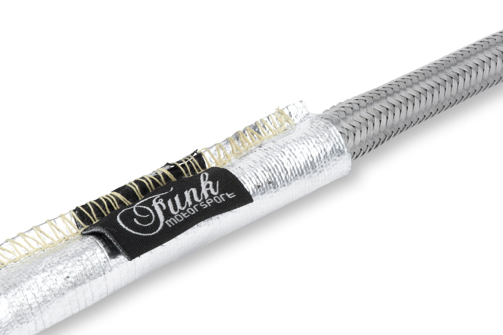 Funk Motorsport Silver Sewn Heat Sleeving