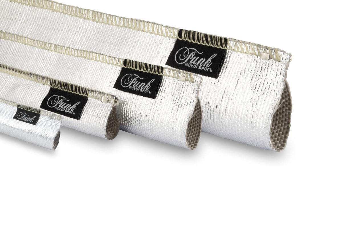 Funk Motorsport Silver Sewn Heat Sleeving