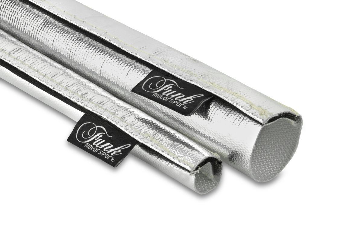 Funk Motorsport Silver Velcro Heat Sleeving