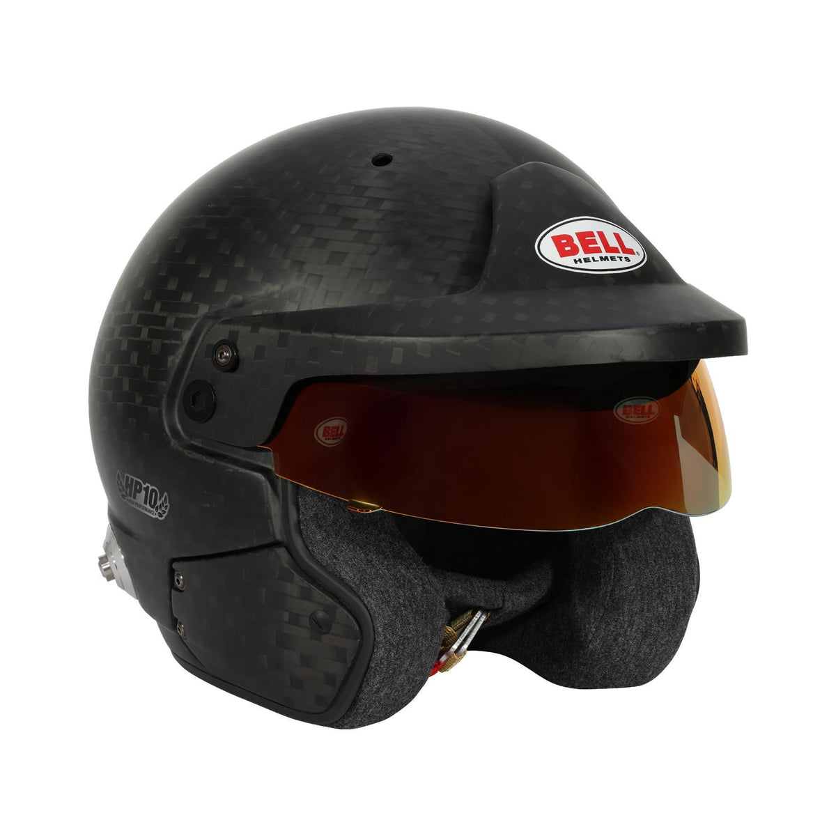 Bell HP10 EVO-II Rally Carbon Open-Face Intercom Helmet – FIA 8860-2018 Approved