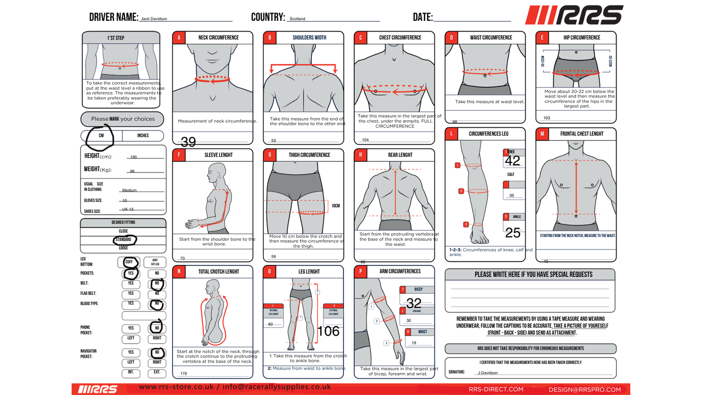 Custom Race Suit for J Davidson