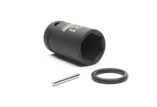 Kielder Impact Sockets - Full Range with Pin & O-Ring (52mm Long)