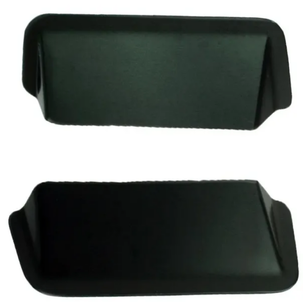 Motamec Alloy Rear Lamp Protectors - Back Light Side Skids - Plain Aluminium to suit Escort Mk2 or universal