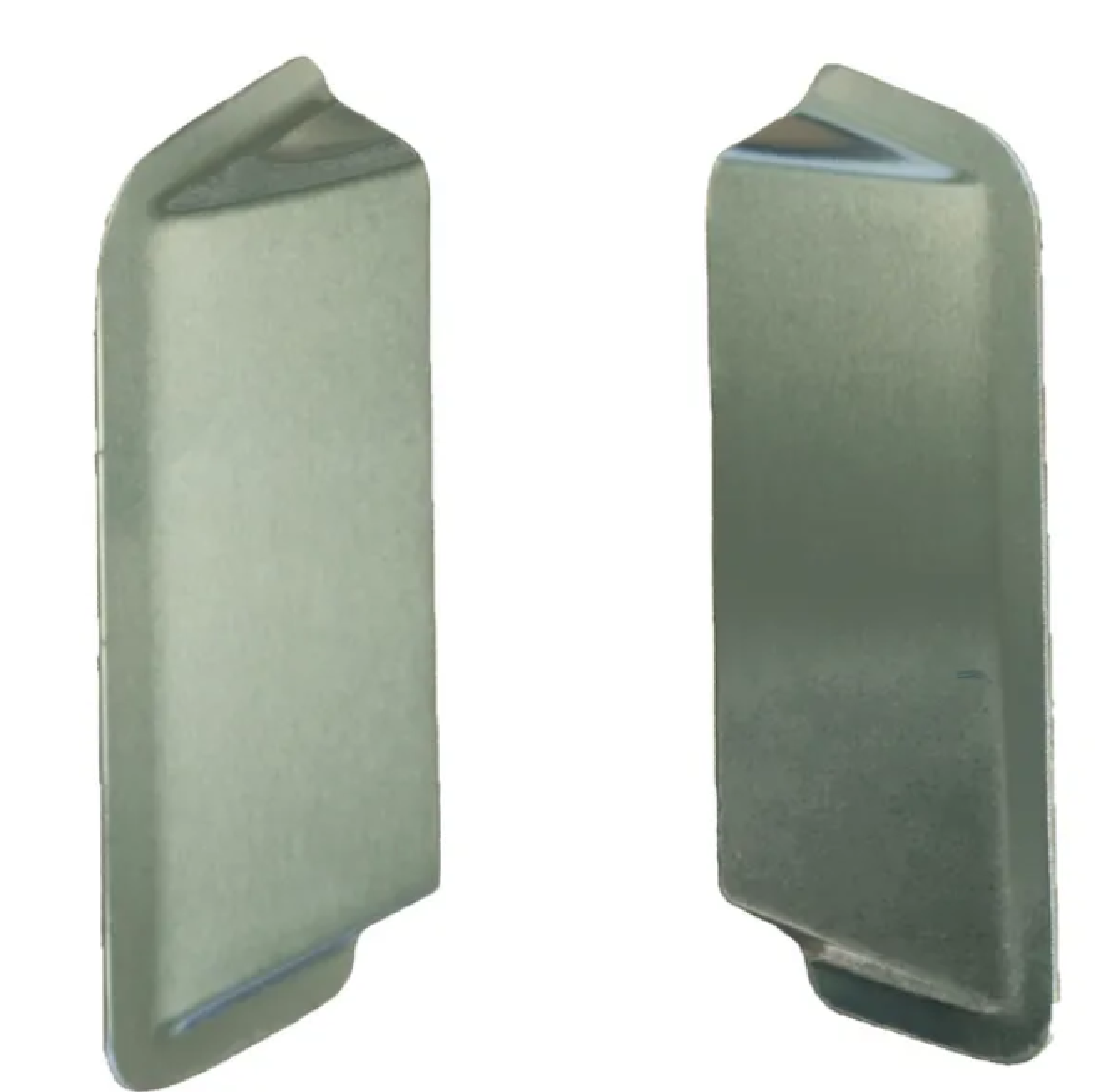 Motamec Alloy Rear Lamp Protectors - Back Light Side Skids - Plain Aluminium to suit Escort Mk2 or universal