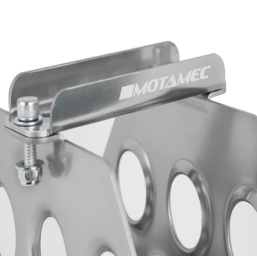 Motamec Alloy Race Battery Tray Red Top 30/40 Vertical Mounting Box Anodized