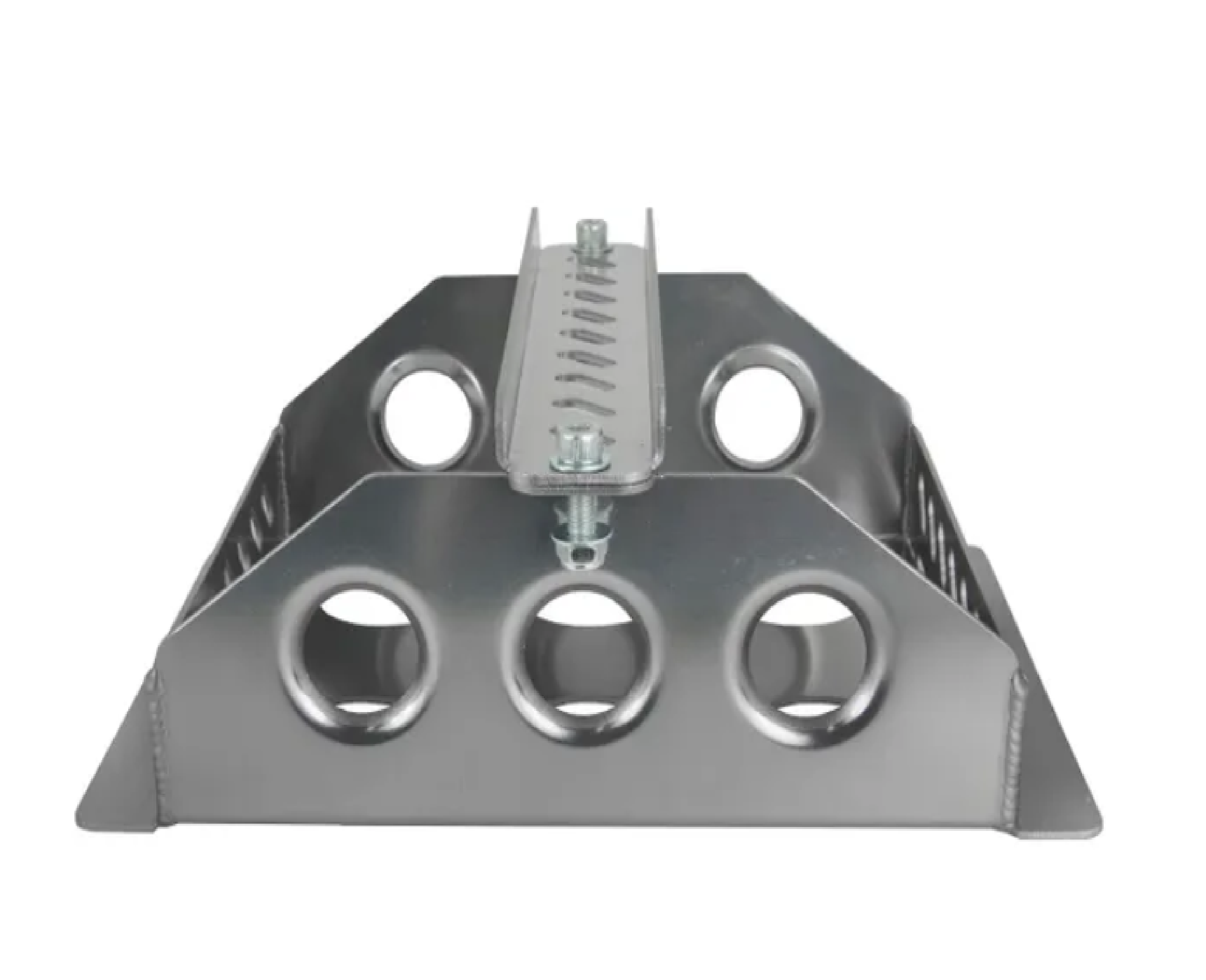 Motamec Alloy Race Battery Tray Red Top 30/40 Flat Mounting Box - Anodized