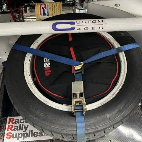 PD fire extinguisher system mounted in a motorsport installation