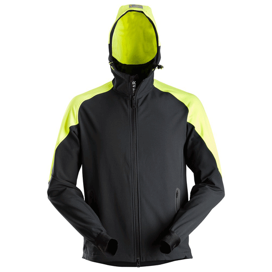 Snickers FlexiWork, Neon Full Zip Hoodie
