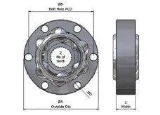 GKN Motorsport Lightweight 100mm Plunging CV Joint