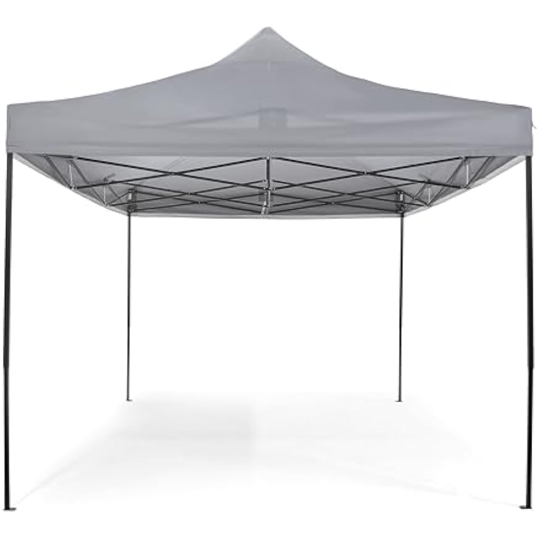 All Seasons 3 × 4.5 Pop-Up Gazebo – Fully Waterproof with Accessories, Metallic Grey - Race Rally Supplies