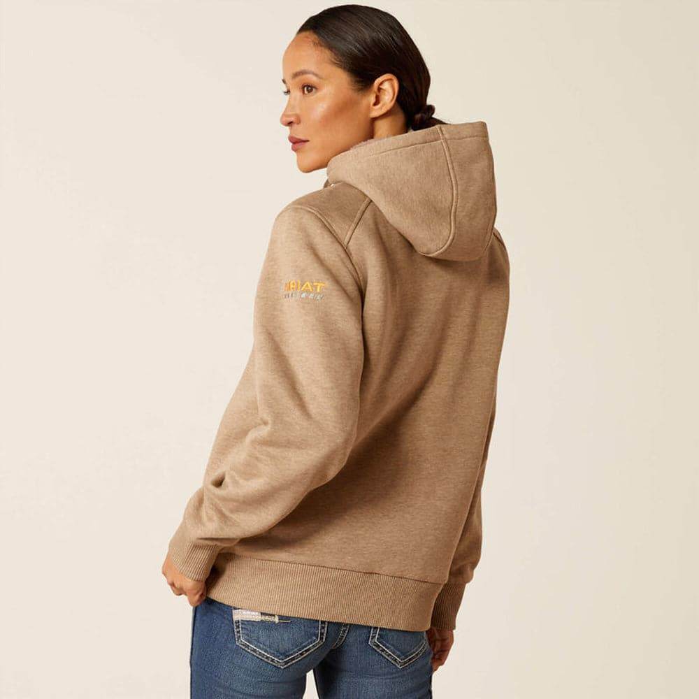 Ariat Women's Rebar All-Weather Sherpa Full Zip Hoodie - Race Rally Supplies