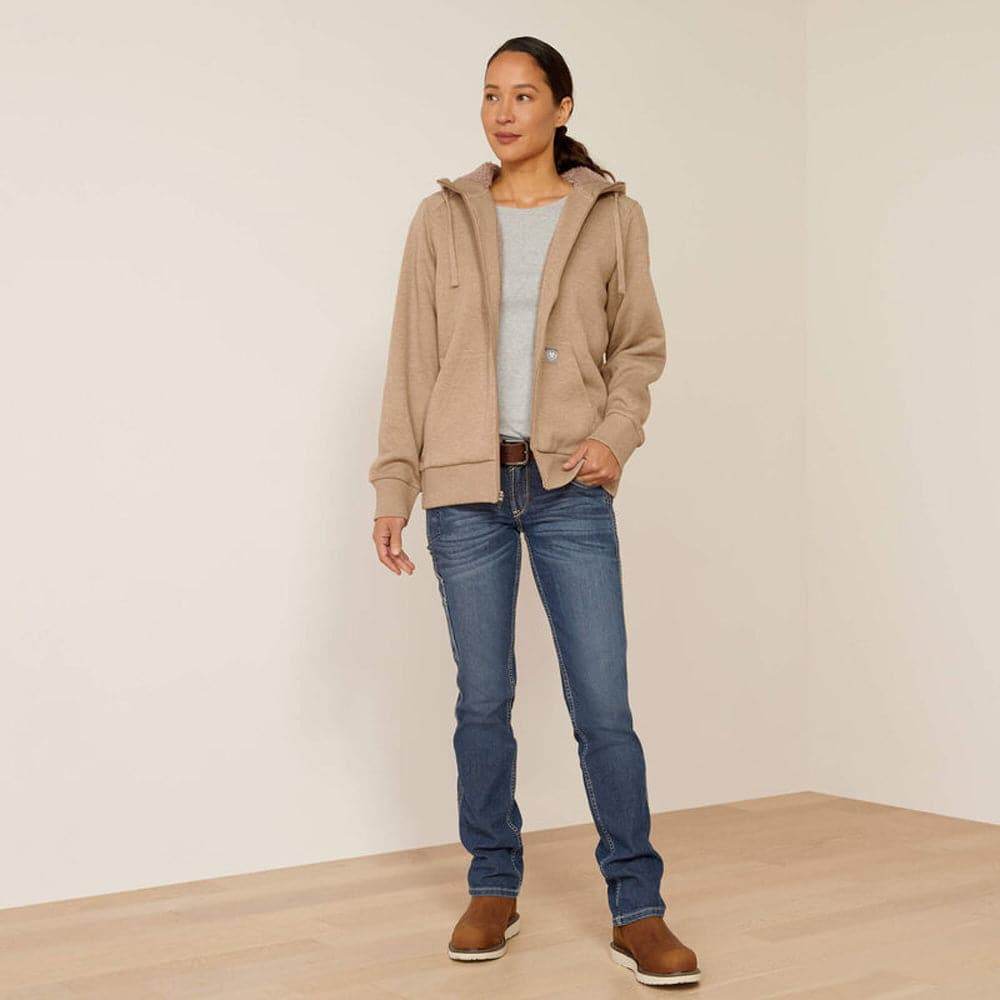 Ariat Women's Rebar All-Weather Sherpa Full Zip Hoodie - Race Rally Supplies
