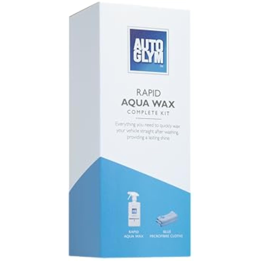 Autoglym Rapid Aqua Wax 500ml – Complete Car Wax for Paint, Rubber & Glass - Race Rally Supplies