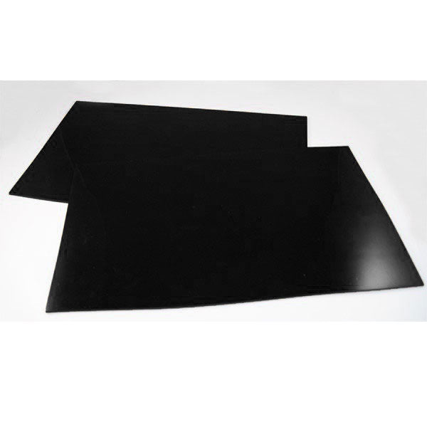 Pair of Rally Mud Flaps 500mm x 300mm x 4mm - Black