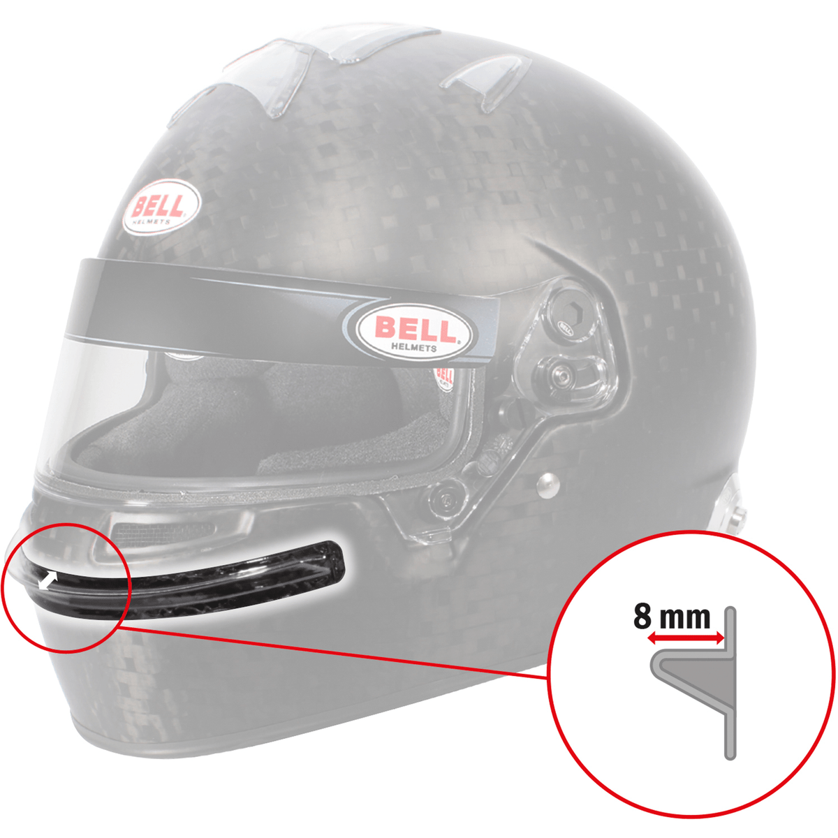 Bell Chin Bar Gurney - Race Rally Supplies
